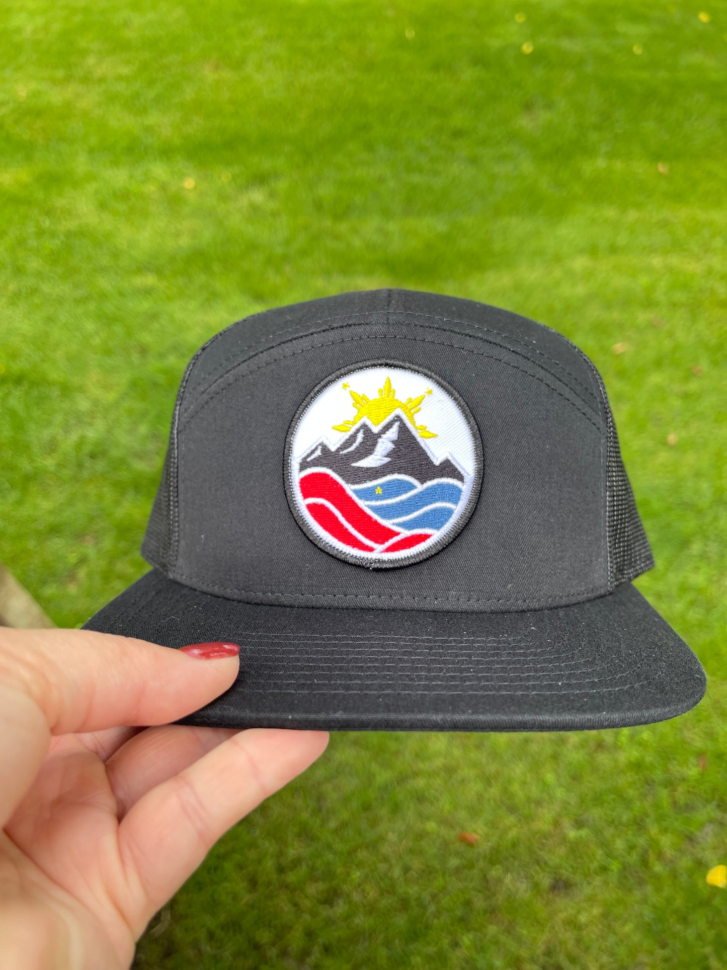 Flat Bill Hat, 7P, Filipino Heritage Patch