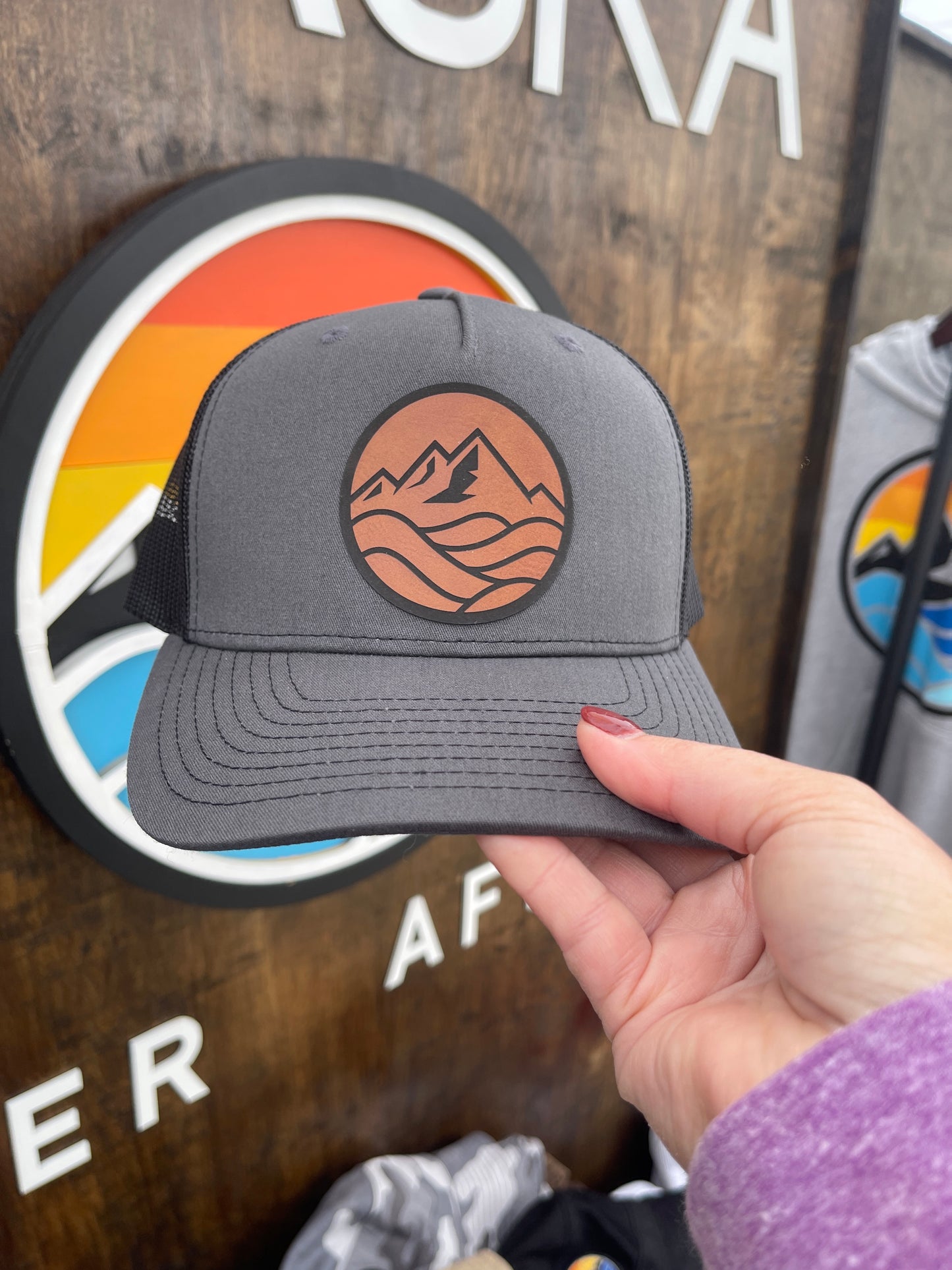 Trucker Hat, 5P, Faux Logo