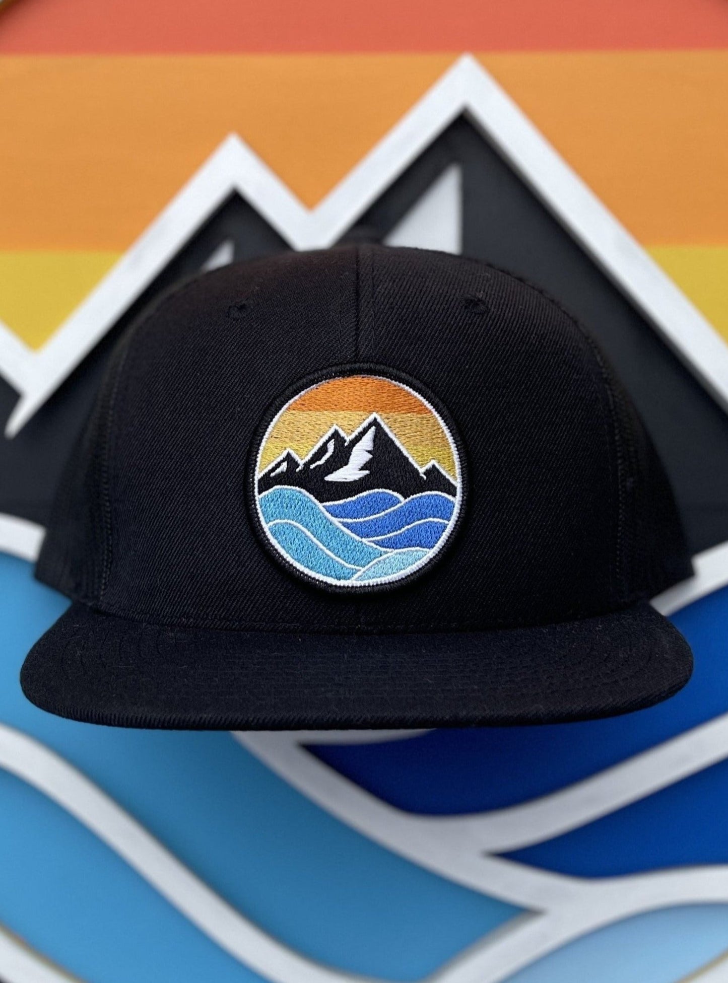 Flat Bill Hat, Color Patch