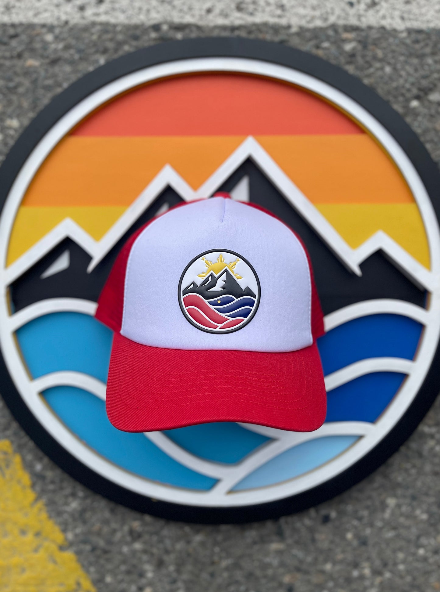 Trucker Hat Filipino Heritage Patch - Foam