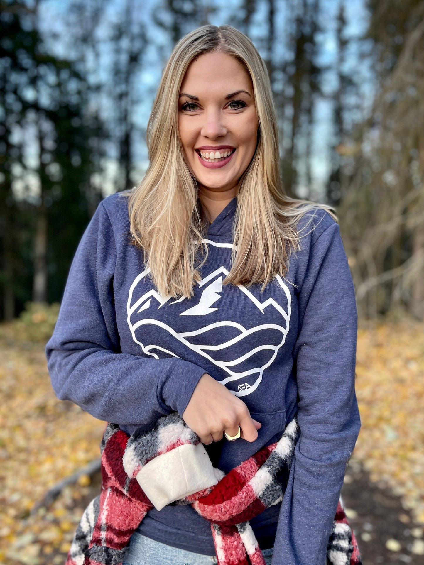 Hoodie - White Logo (Unisex)