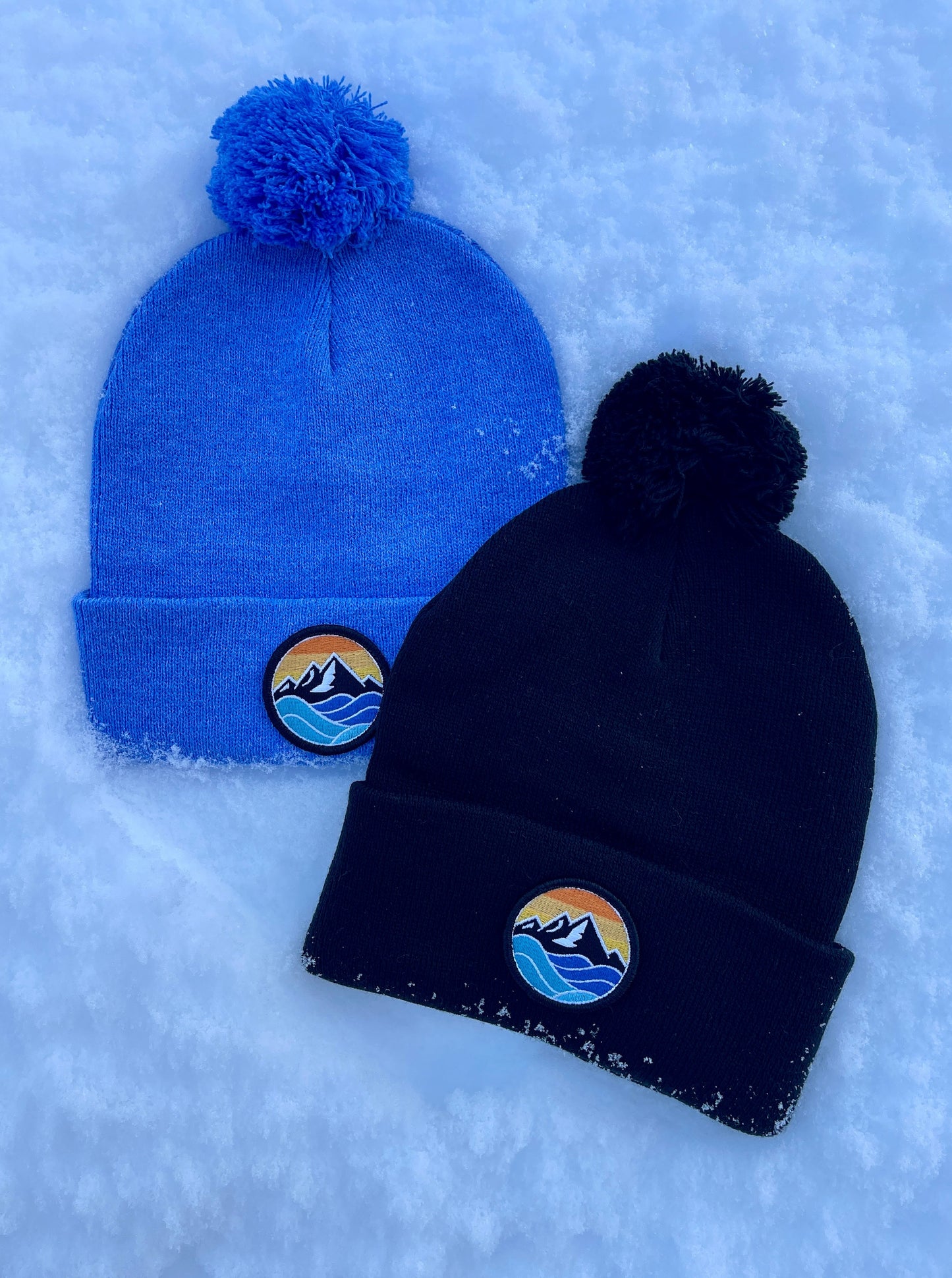 Beanie, Pom, Color Patch