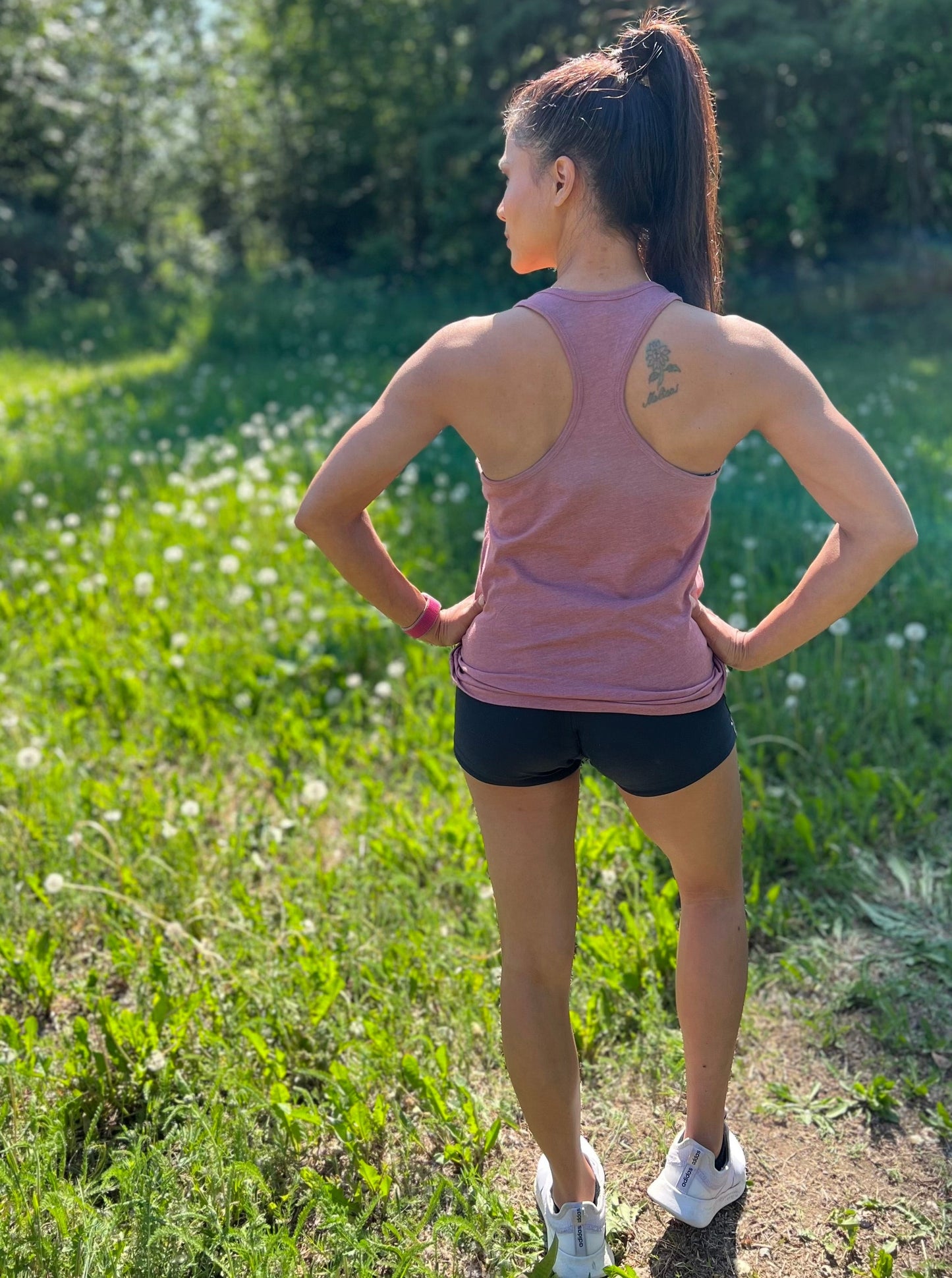 Tank - Jersy Racerback - White or Black Logo (Women's)