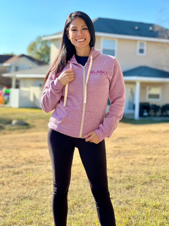 Hoodie - Full Zip-Up - Fireweed Goddess Logo (Women’s )