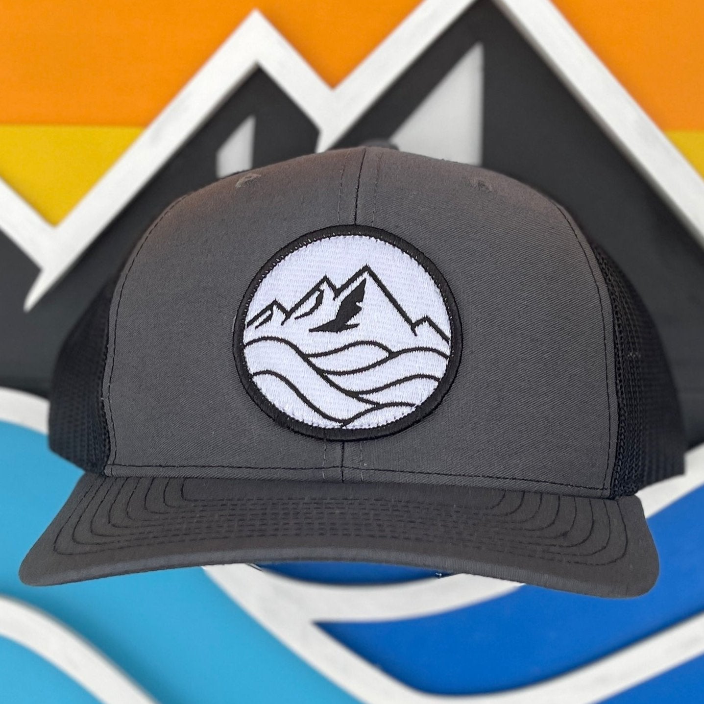 Trucker Hat - Black and White Logo