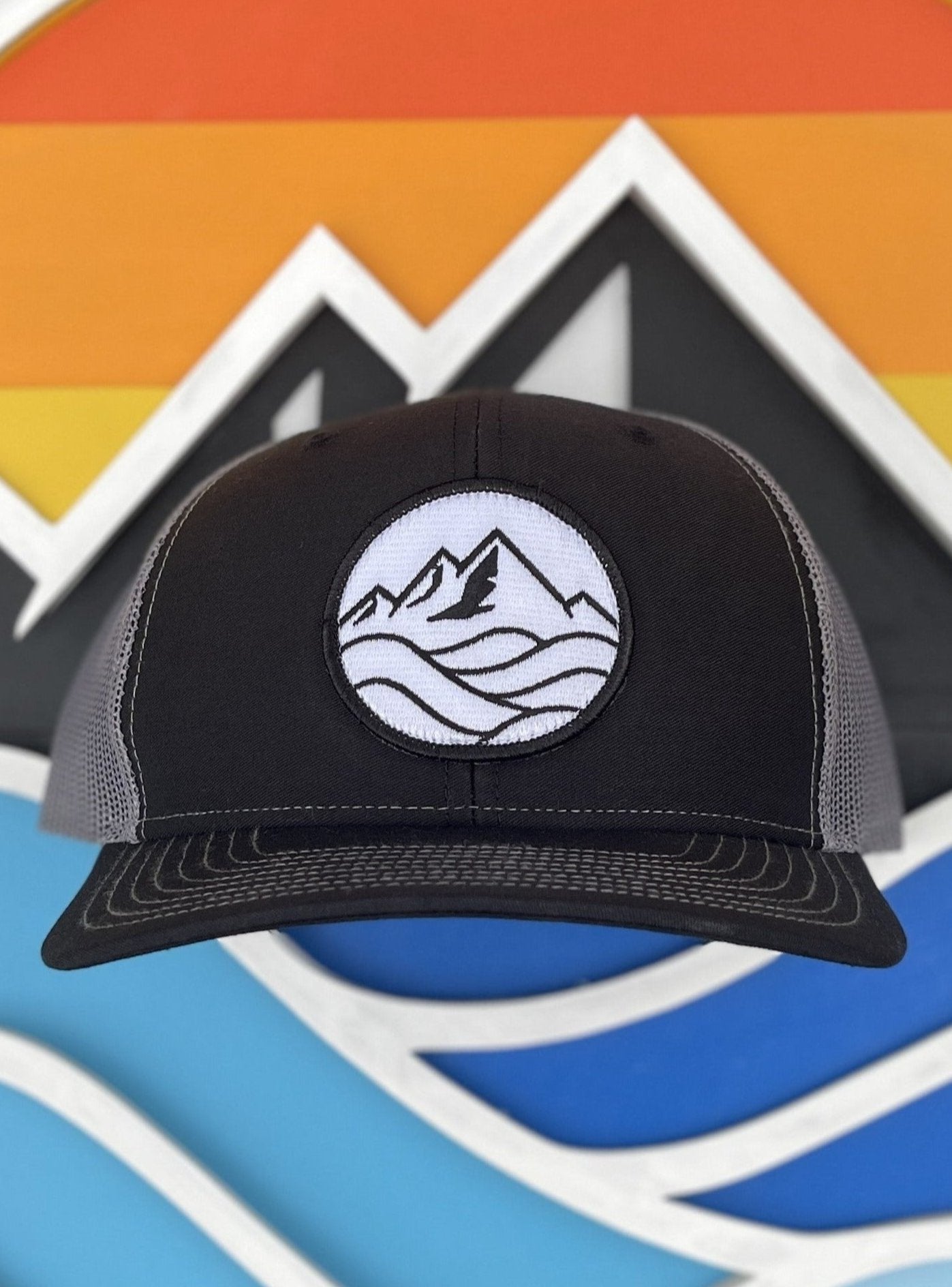 Trucker Hat - Black and White Logo