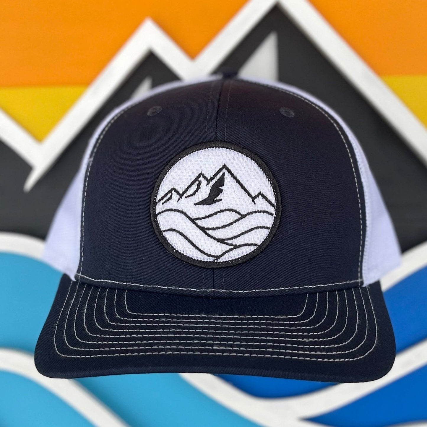 Trucker Hat - Inverted White and Black Logo
