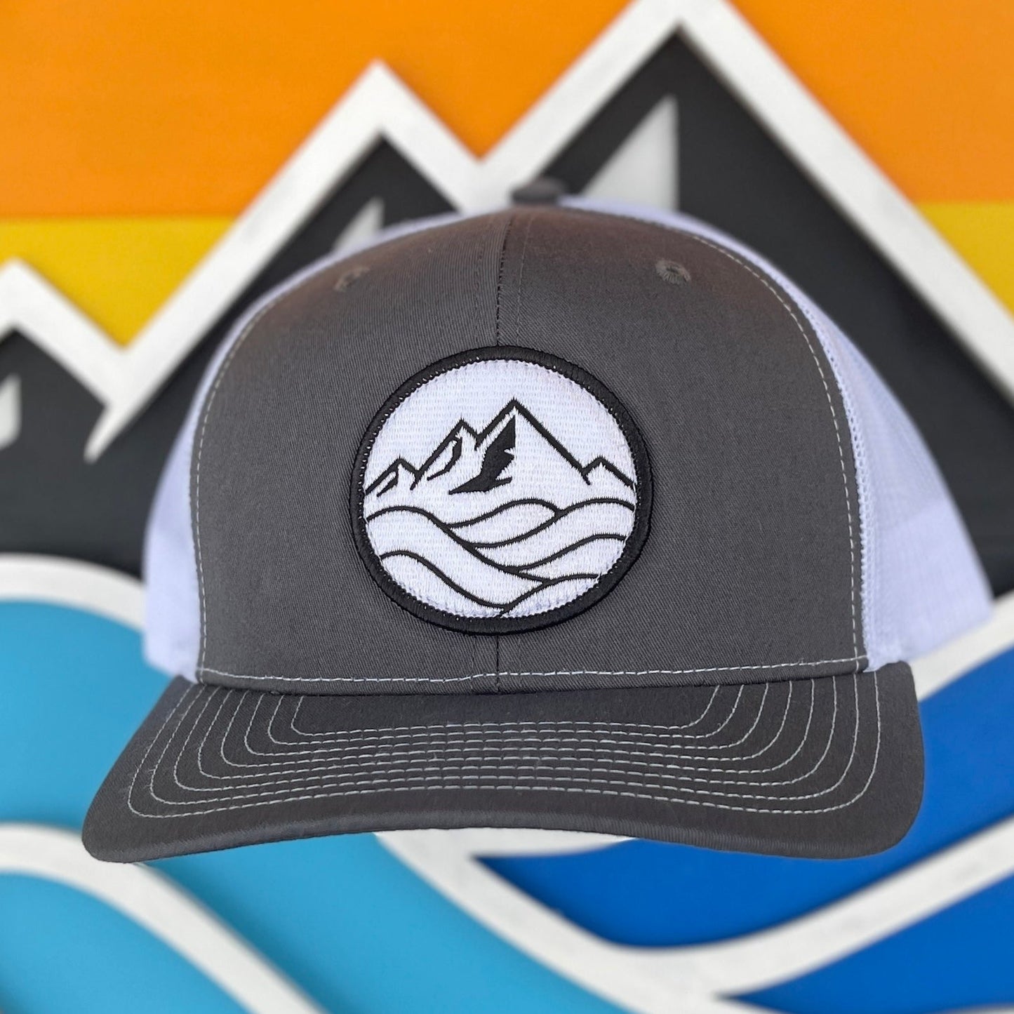 Trucker Hat - Inverted White and Black Logo