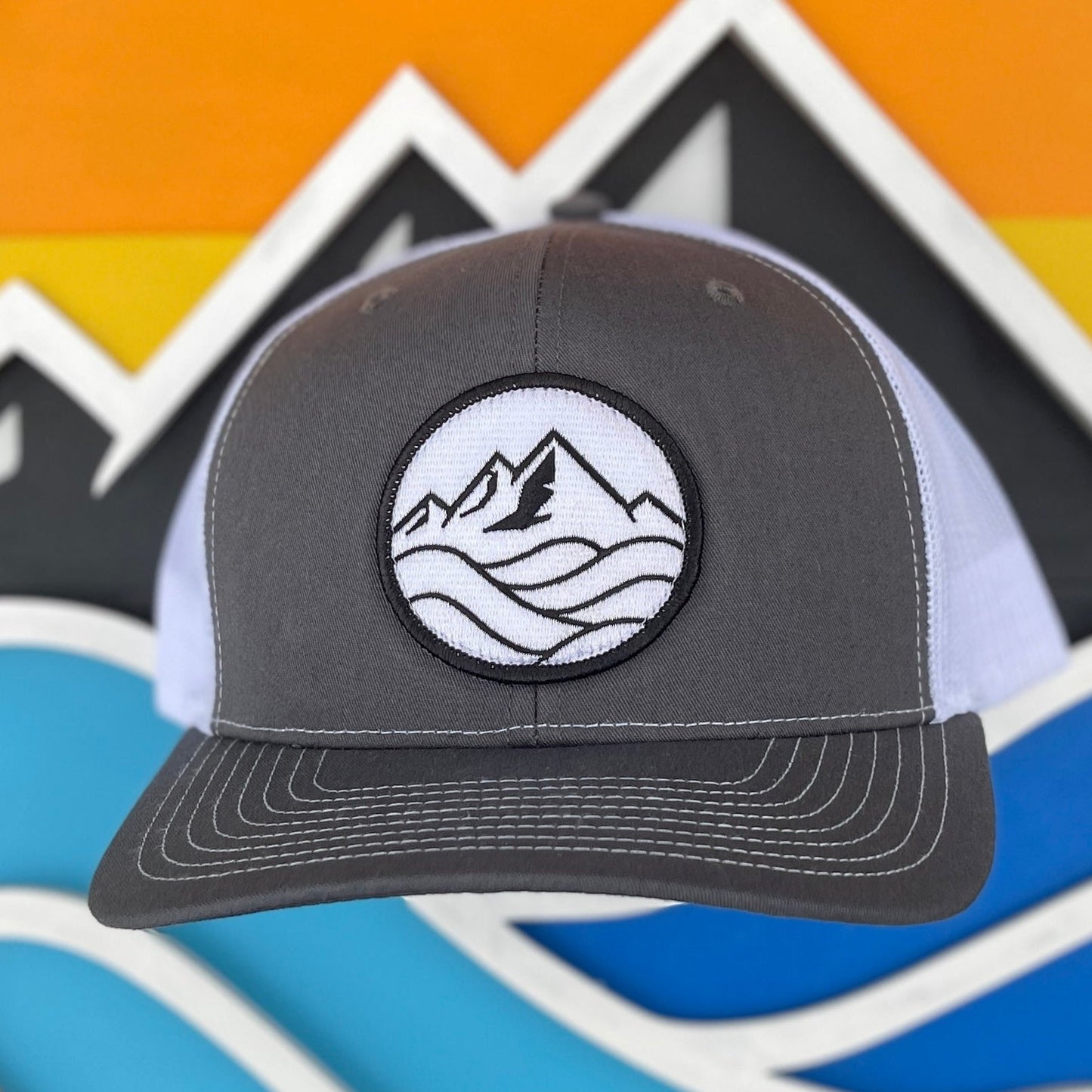 Trucker Hat - Black and White Logo