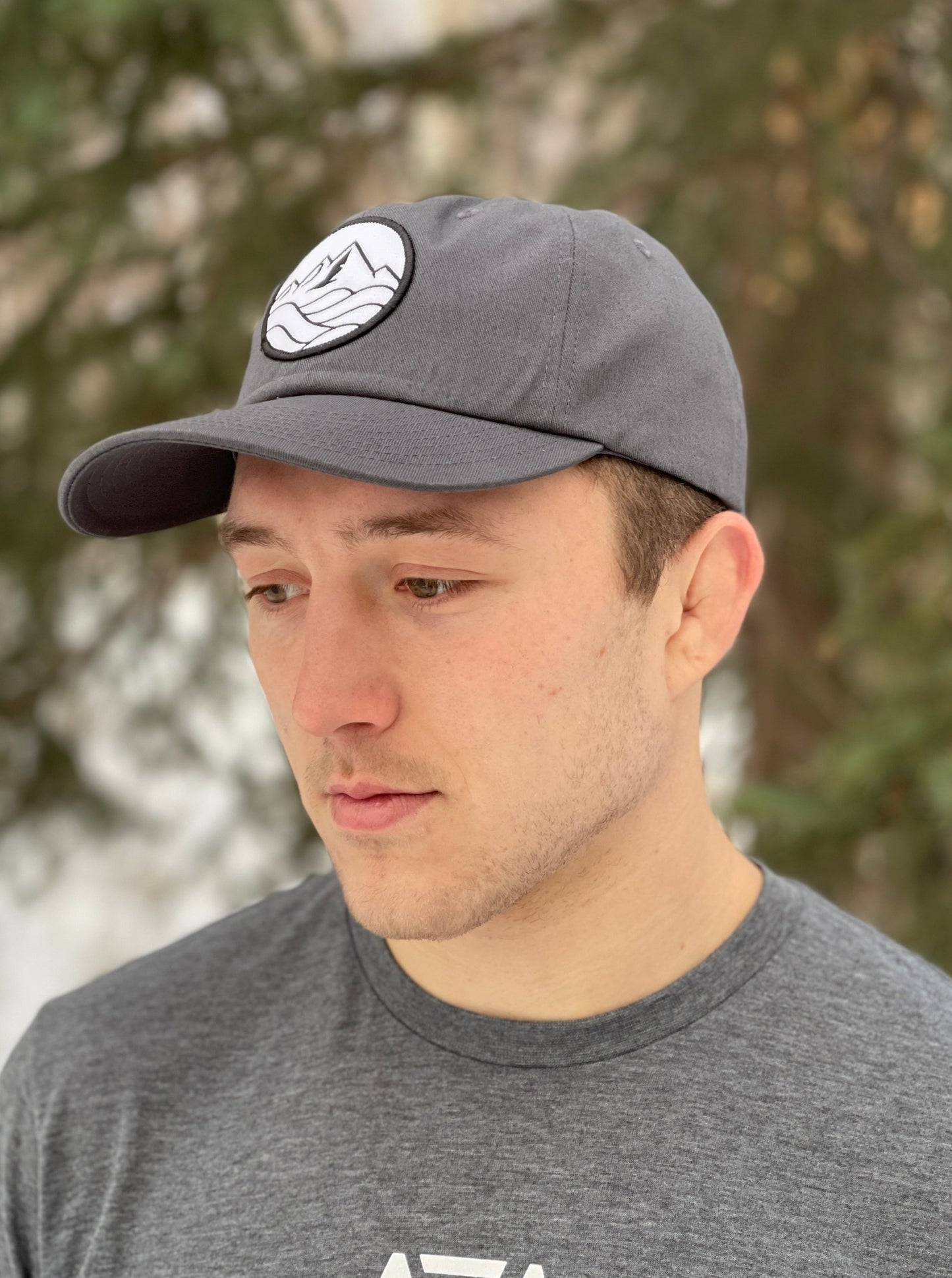 Dad Hat, Black/White Patch