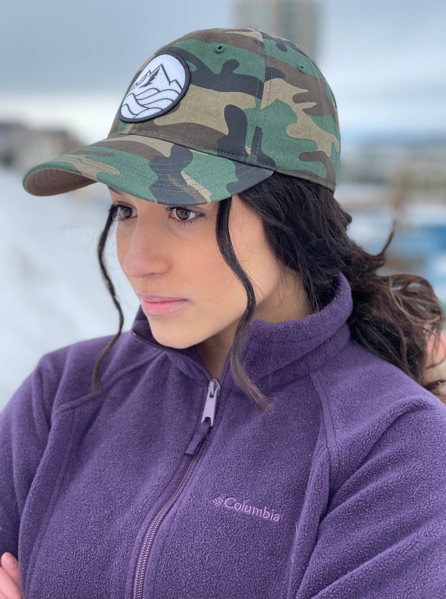 Dad Hat, Black/White Patch