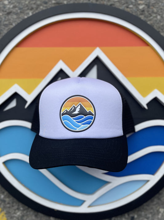 Trucker Hat - Colored Logo Flex Style Patch - Foam
