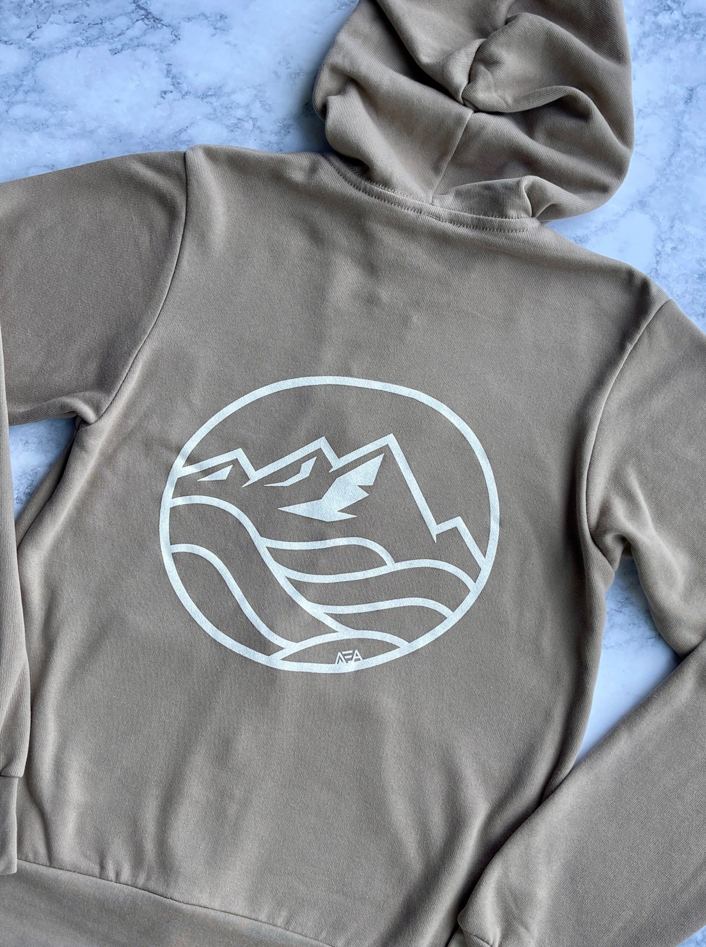 Hoodie - Full Zip-Up - White Logo (Unisex)