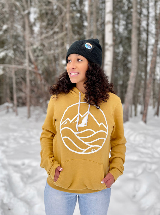 Hoodie - White Logo (Unisex)